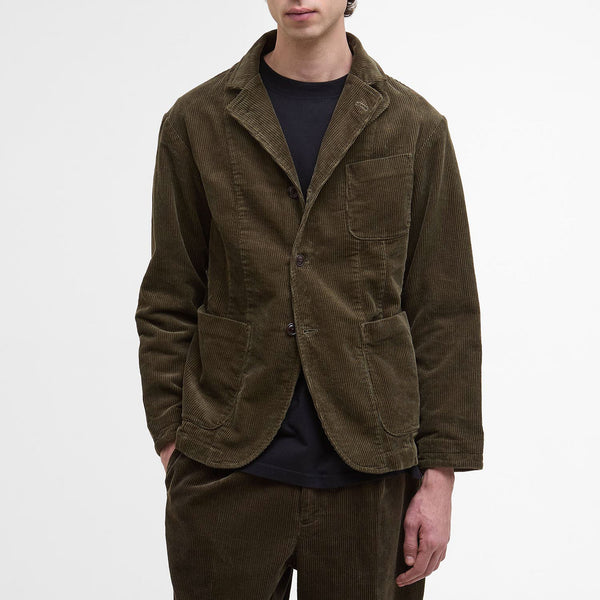 BARBOUR Elmbank Cord Blazer in Olive