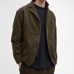 BARBOUR Elmbank Cord Blazer in Olive