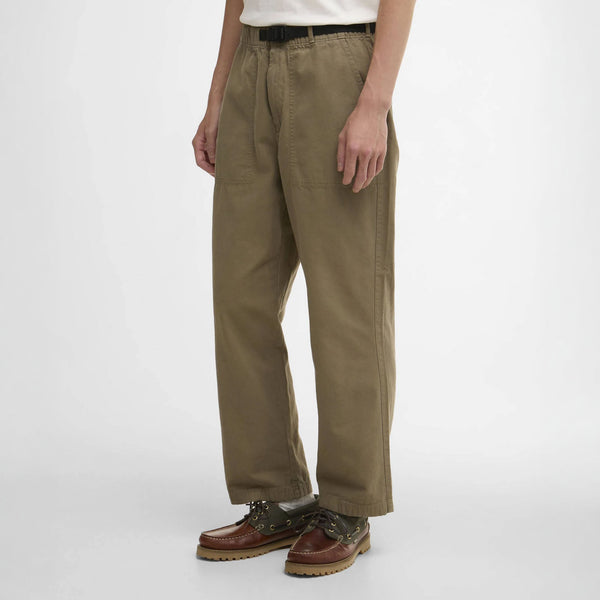 BARBOUR Grendle Trousers in Smokey Olive