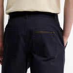 BARBOUR Ursula Canvas Trousers in Dark Navy