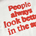 THINKING MU People Aaron T Shirt  in White