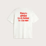 THINKING MU People Aaron T Shirt  in White