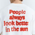 THINKING MU People Aaron T Shirt  in White