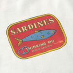 THINKING MU Sardines Aaron T Shirt in White
