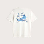 THINKING MU Pescatore Zach T Shirt in White