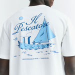 THINKING MU Pescatore Zach T Shirt in White