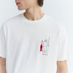 THINKING MU Fisherman Zach T Shirt in White