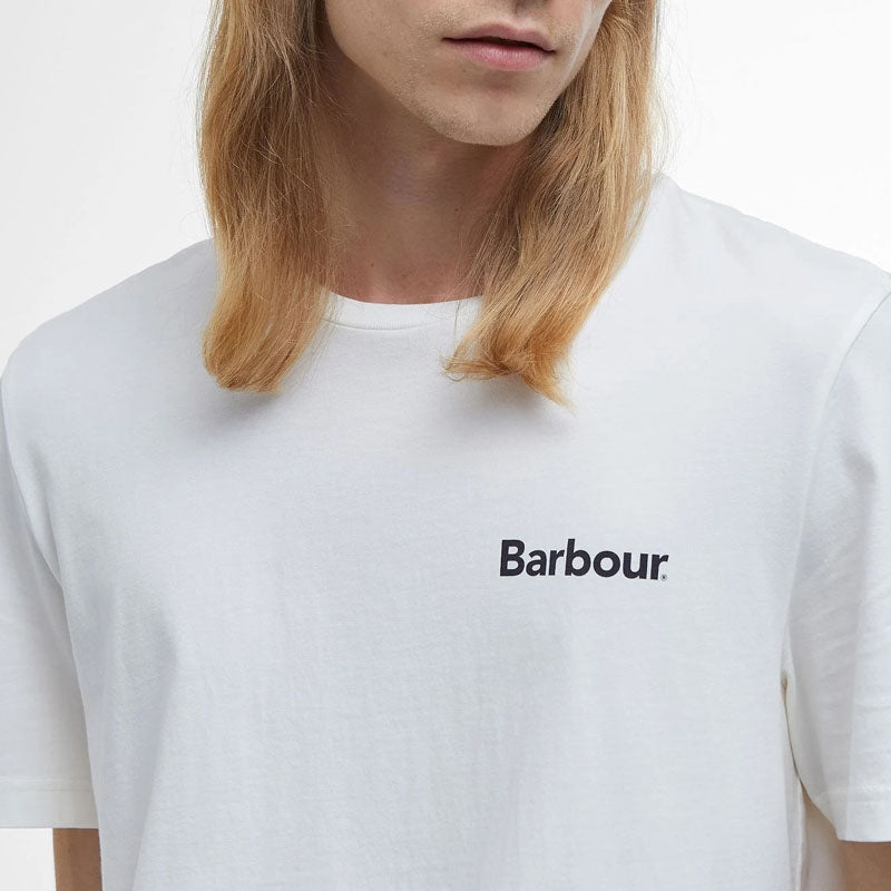 BARBOUR Barbour Homelane Relaxed Fit T-Shirt in Whisper White