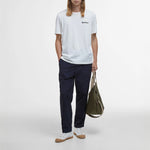 BARBOUR Barbour Homelane Relaxed Fit T-Shirt in Whisper White