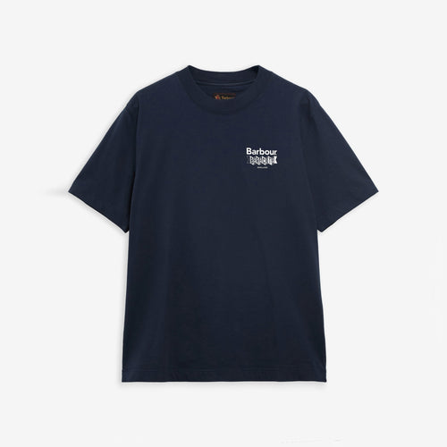 BARBOUR Baracuta T-Shirt in Navy