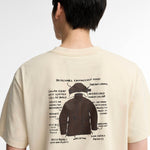 BARBOUR Ursula Fit Graphic T Shirt in Fog