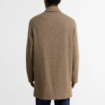 BARBOUR Modified Wool Border Jacket in Dark Sand