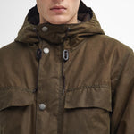 BARBOUR Durham Re-engineered Wax Jacket in Beech