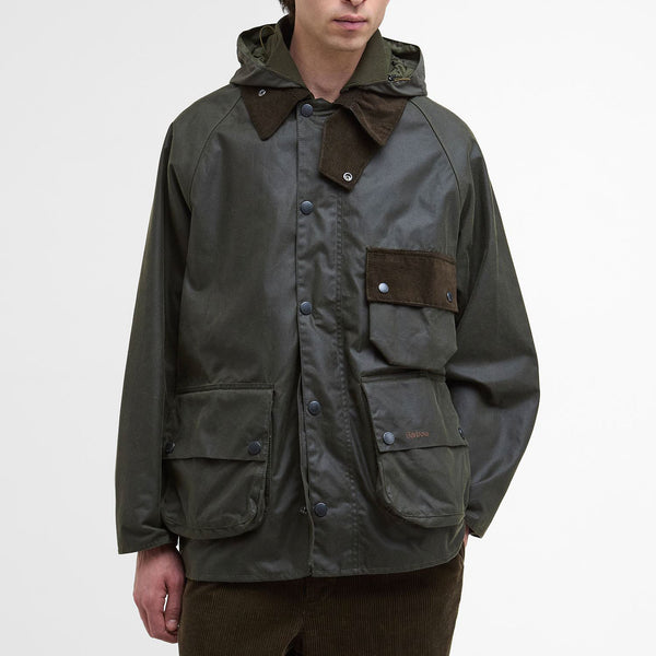 BARBOUR Solway Wax Jacket in Olive