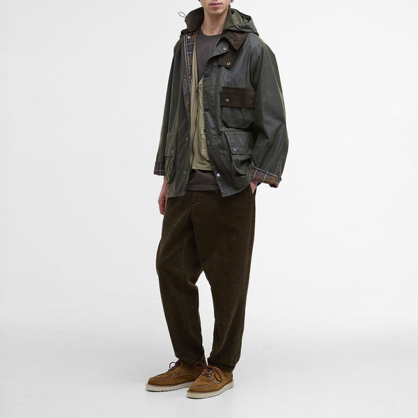BARBOUR Solway Wax Jacket in Olive