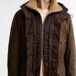 BARBOUR Ursula Wax Parka in Bark