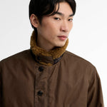 BARBOUR Macklow Wax Jacket in Bark
