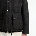 BARBOUR Modified Tartan Ursula Wax Jacket in Classic Tartan