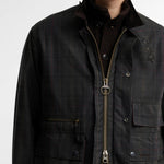 BARBOUR Modified Tartan Ursula Wax Jacket in Classic Tartan
