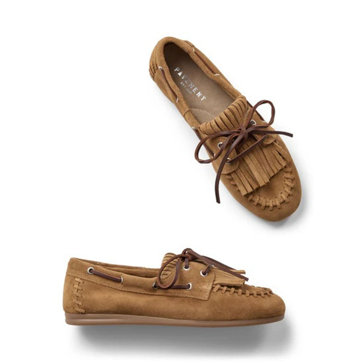 PAVEMENT Magda Loafer in Tan/Suede