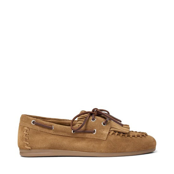 PAVEMENT Magda Loafer in Tan/Suede