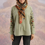 STORIATIPIC Maggie Scarf in Green