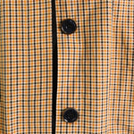 SACRECOEUR Mahot Scottish Check Boucle Collar Parka in Multi