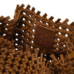 NAGHEDI Mallorca Medium Bucket Bag in Teak