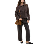 NAGHEDI Mallorca Medium Bucket Bag in Teak