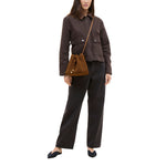 NAGHEDI Mallorca Medium Bucket Bag in Teak