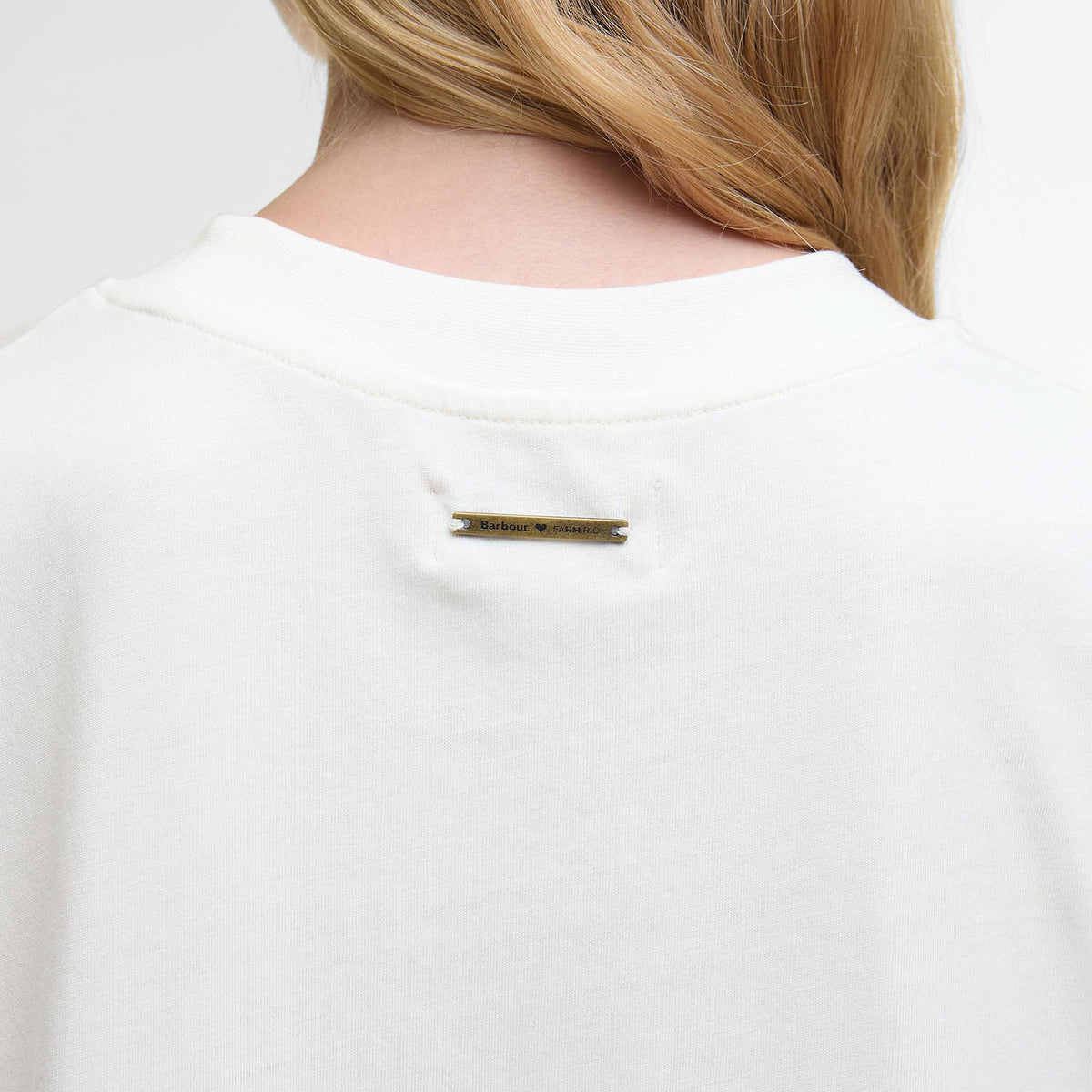 BARBOUR Barbour X Farm Rio Maria Clara T-shirt in Off White