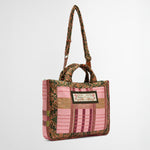BARBOUR Barbour X Farm Rio Maria Clara Tote Bag in Pink Tartan