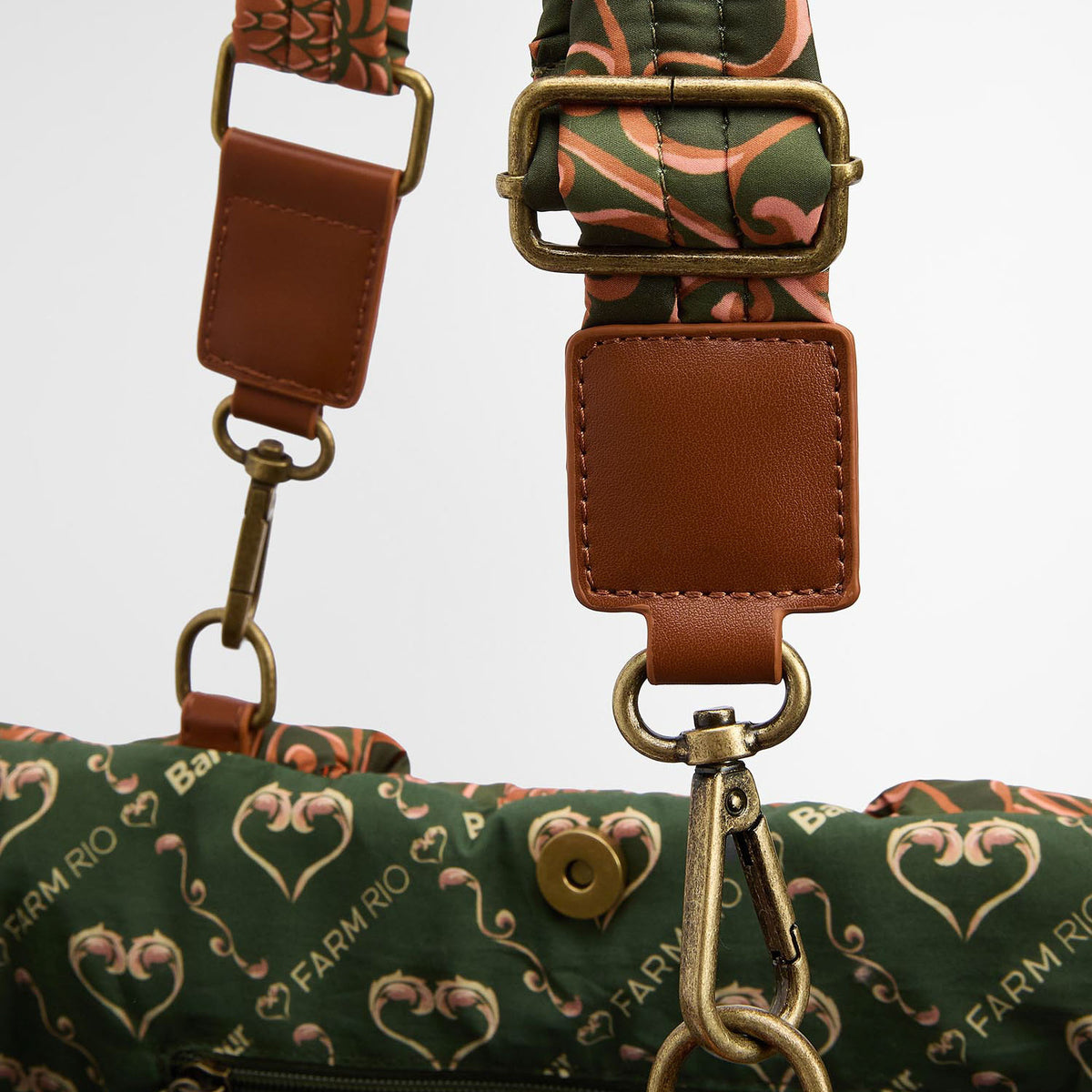 BARBOUR Barbour X Farm Rio Maria Clara Tote Bag in Pink Tartan