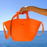 CACATOES Neon Marisco Bag in Orange Fluo