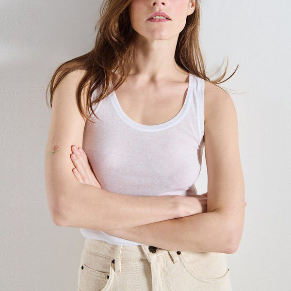 AMERICAN VINTAGE Massachusetts Vest in White