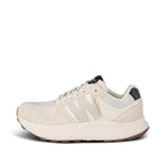 WODEN Mathilde Runner Leather Sneaker in Blanc de Blanc