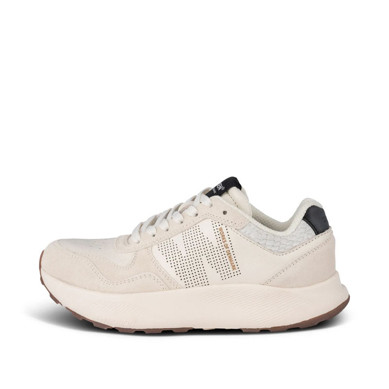 WODEN Mathilde Runner Leather Sneaker in Blanc de Blanc