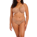 ELOMI Matilda Underwire Plunge Bra in Cafe Au Lait
