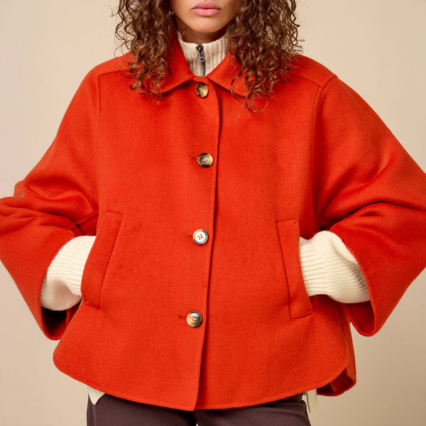 FIVE Maya Coat  in Amber