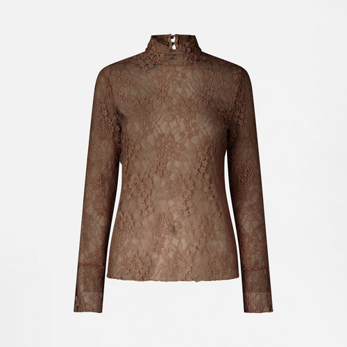 BAUM UND PFERDGARTEN Meena Blouse in Mocha Camel