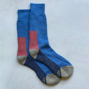 Mens Oban Gloaming Socks in Blue/Red/Dark Blue