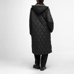 BARBOUR Meredith Quilted Jacket in Black/Classic Tartan