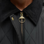 BARBOUR Meredith Quilted Jacket in Black/Classic Tartan