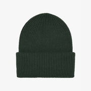 COLORFUL STANDARD Merino Wool Beanie Hat in Hunter Green