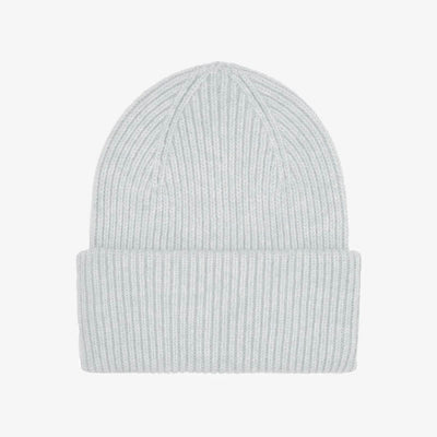 COLORFUL STANDARD Merino Wool Beanie Hat in Limestone Grey