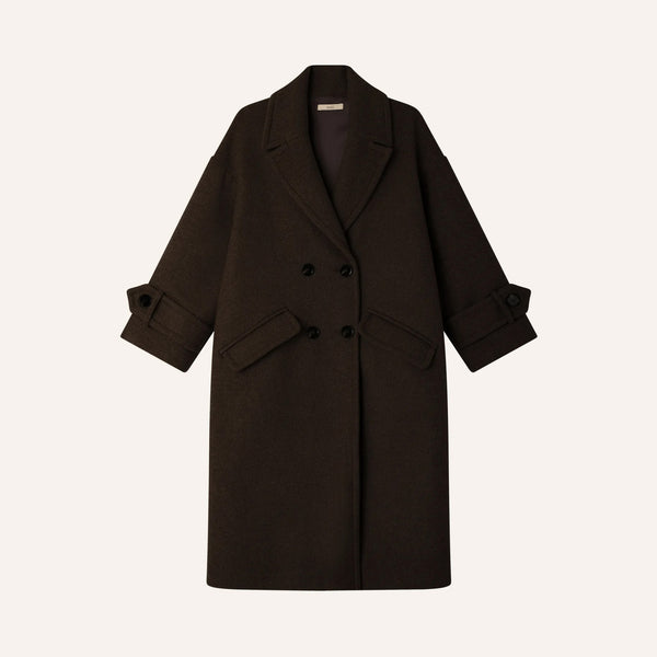 SESSUN Mia Long Coat in Lichen