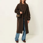 SESSUN Mia Long Coat in Lichen