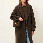 SESSUN Mia Long Coat in Lichen