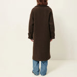 SESSUN Mia Long Coat in Lichen