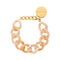 VANESSA BARONI Mini Flat Chain Bracelet in Creme Brulee Marble